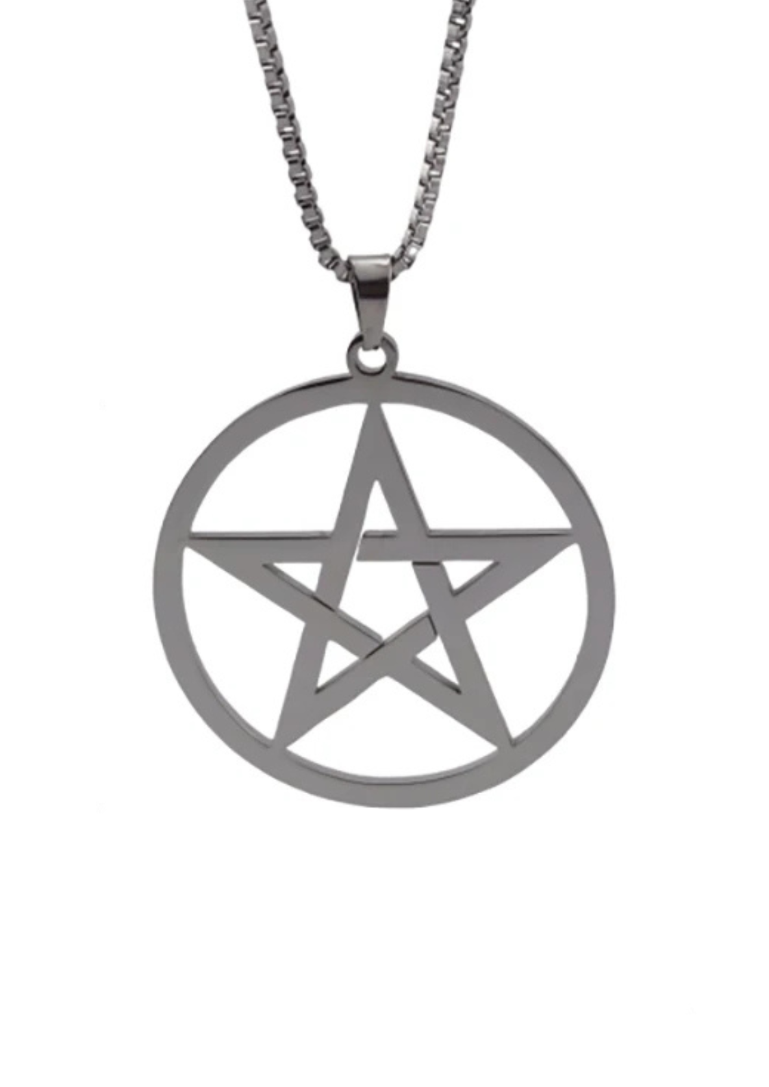 PENTAGRAM METALLICS BLACK - NECKLACE