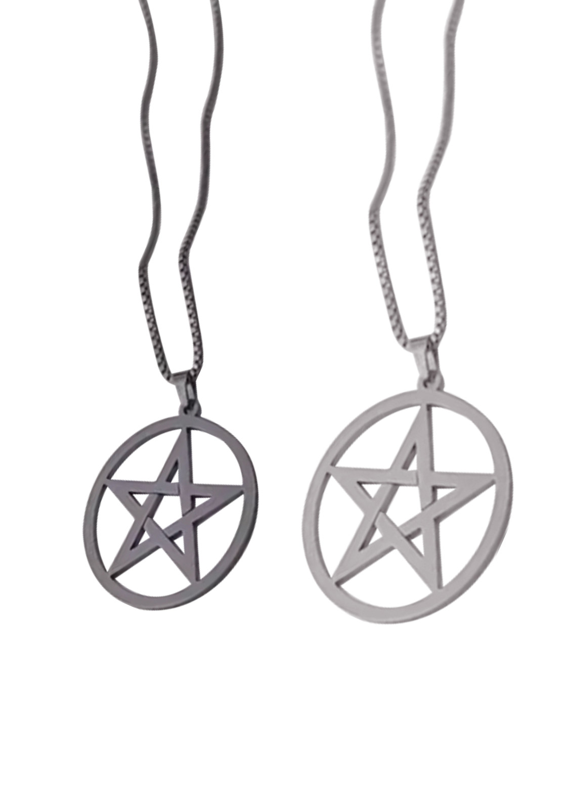 PENTAGRAM SILVER NECKLACE