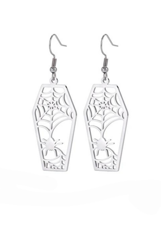 COFFIN SPIDER - EARRINGS