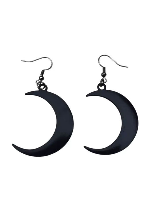 MOON BLACK - EARRINGS
