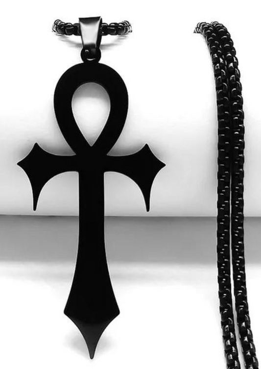 ANKH BLACK - NECKLACE