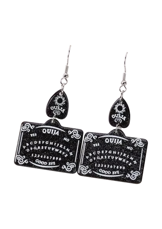 OUIJA GLITTER EARRINGS