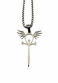 ANKH ANGEL SILVER NECKLACE