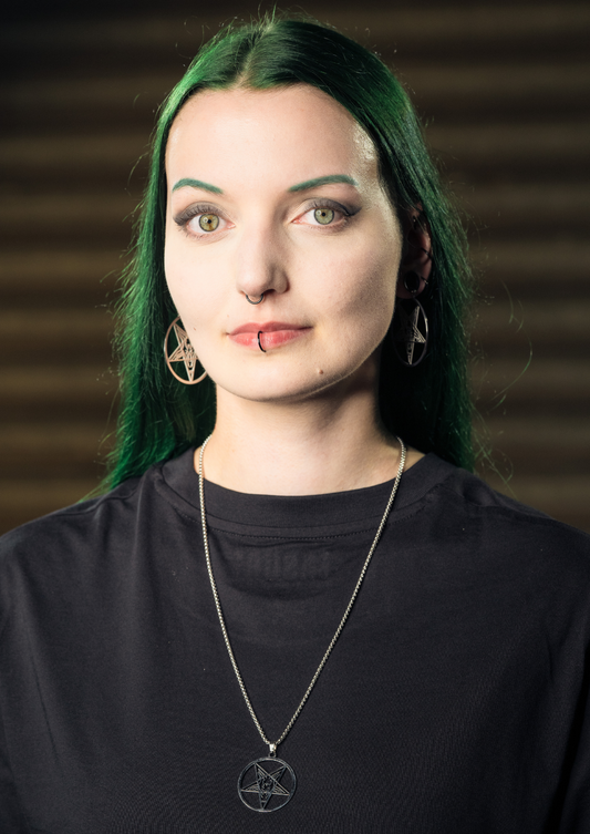 PENTAGRAM ROUND - EARRINGS WHOLESALE