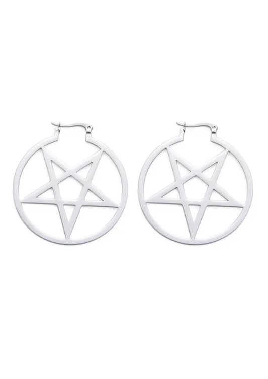 PENTAGRAM ROUND - EARRINGS WHOLESALE