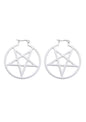 PENTAGRAM ROUND - EARRINGS WHOLESALE