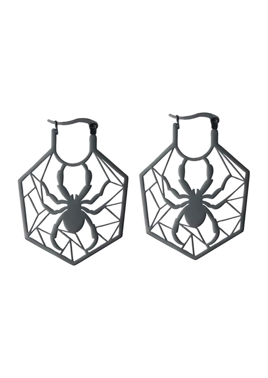 SPIDER BLACK - EARRINGS