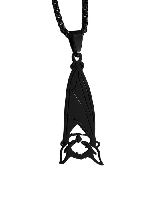 HANGING BAT BLACK - NECKLACE