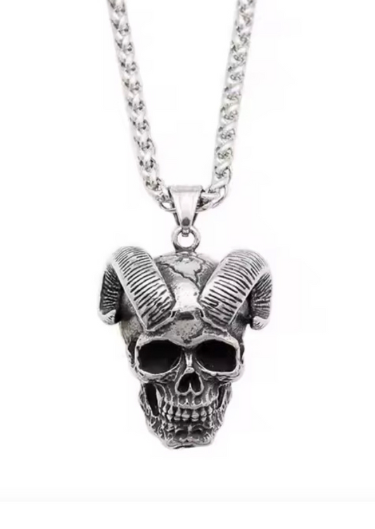 GOAT SKULL NECKLACE