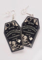 OUIJA COFFIN BLACK - EARRINGS