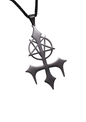 SATANIC CROSS BLACK - HALSKETTE