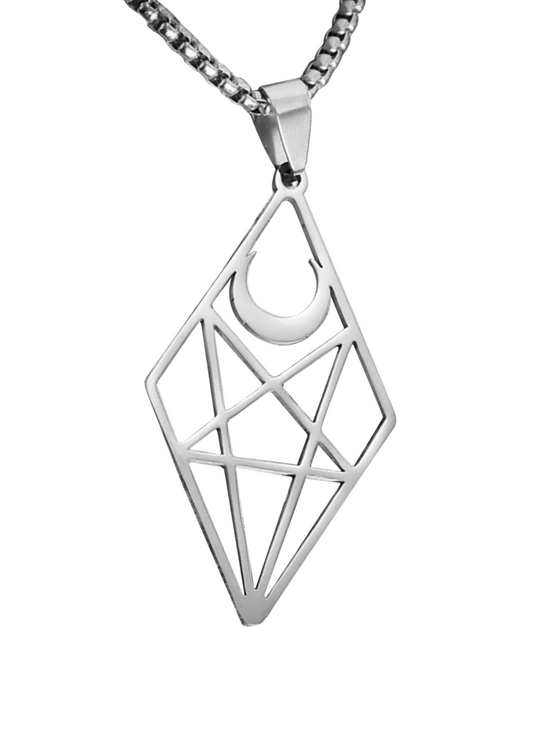 PENTAGRAM WITCH SILVER - NECKLACE