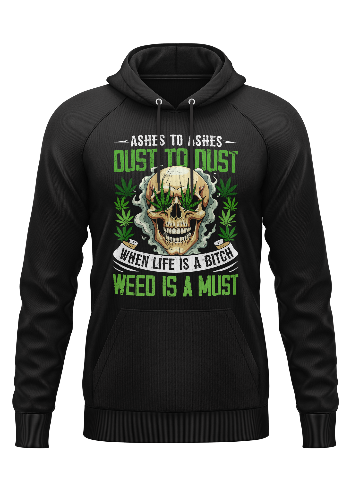 ASHES TO ASHES - WEED HOODIE