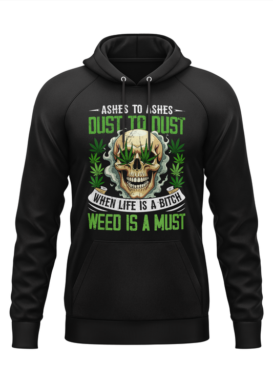 ASHES TO ASHES - WEED HOODIE