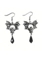 BAT STONE SILVER - OHRRINGE