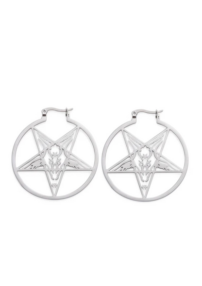 PENTAGRAM ROUND - EARRINGS WHOLESALE