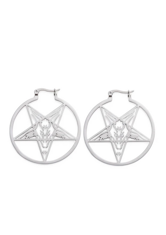 PENTAGRAM ROUND - EARRINGS WHOLESALE