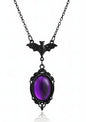 PURPLE BAT STONE - HALSKETTE
