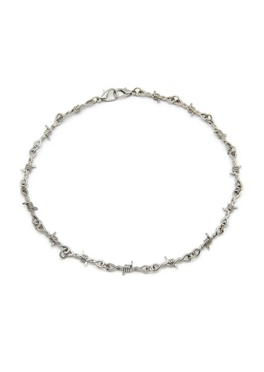 BARBED WIRE NECKLACE