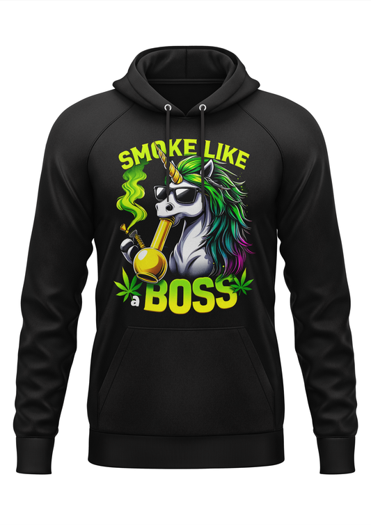 SMOKE LIKE A BOSS - WEED HOODIE