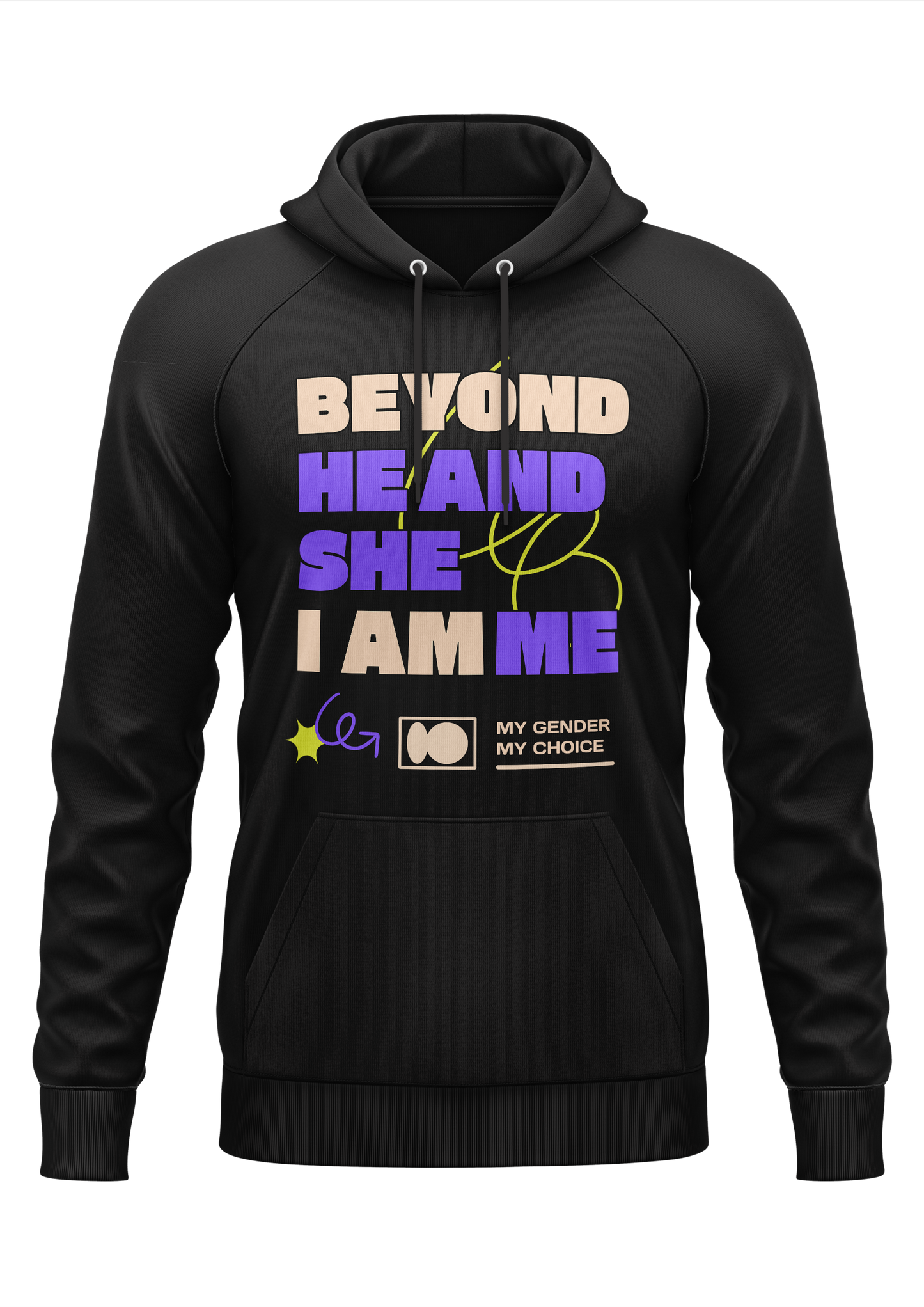 BEYOND HE AND SHE - HOODIE