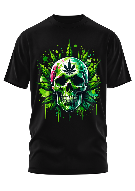 WEED SKULL - WEED SHIRT